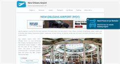 Desktop Screenshot of new-orleans-airport.com